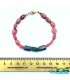 دستبند یاقوت سرخ و مالاکیت