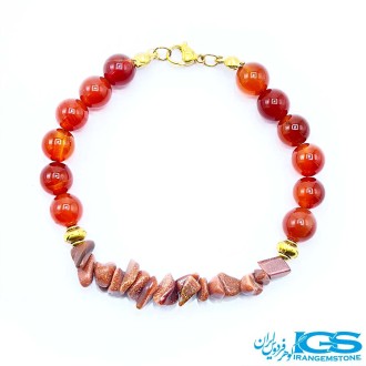 دستبند کارنلین و دلربا