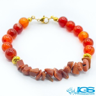 دستبند کارنلین و دلربا