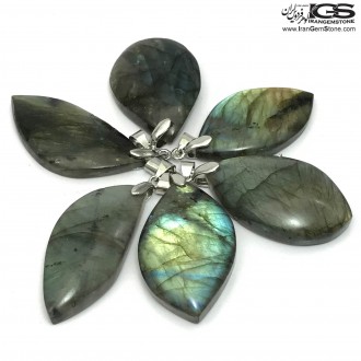 آویز سنگ لابرادوریت Labradorite