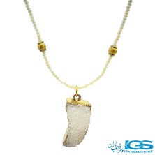 گردنبند سنگ کریستال کوارتز