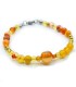 دستبند کارنلین عقیق نارنجی