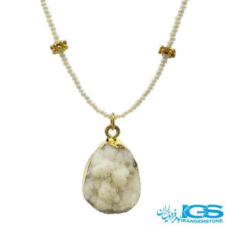 گردنبند سنگ کریستال کوارتز