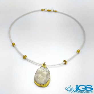 گردنبند سنگ کریستال کوارتز