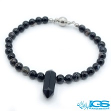 دستبند اونیکس منشور دار مردانه