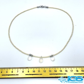 گردنبند سنگ مون استون  حجرالقمر