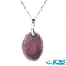 گردنبند جاسپر بدون زنجیر