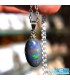 نگین گردنبند سنگ اوپال آبی اصل استرالیا