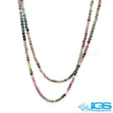 ریسه سنگ تورمالین هنداونه ای