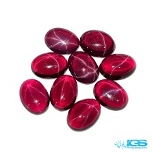 نگین یاقوت سرخ استار جواهر تراش هند