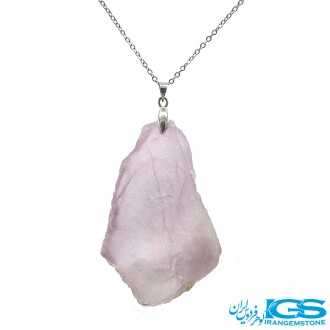 گردنبند فلوریت بنفش بدون زنجیر