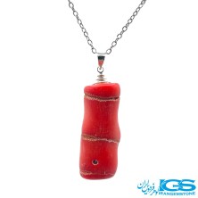 گردنبند مرجان بدون  زنجیر