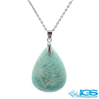 گردنبند آمازونیت بدون زنجیر