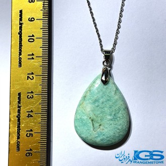 گردنبند آمازونیت بدون زنجیر