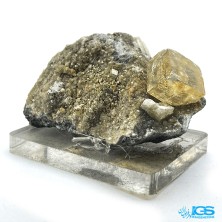 سنگ فلوریت زرد راف  بلور کلکسیونی