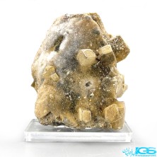 سنگ فلوریت زرد راف  بلور کلکسیونی