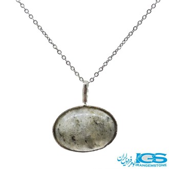 گردنبند لابرادوریت بدون زنجیر