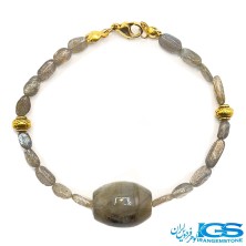 دستبند لابرادوریت تراش جواهری