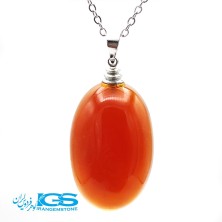 گردنبند عقیق یمنی بدون زنجیر