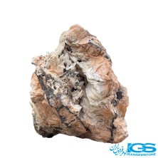 سنگ باریت و کوارتز دودی راف ایرانی دکوری کلکسیونی