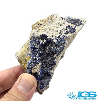 سنگ آزوریت بدون تراش دکوری