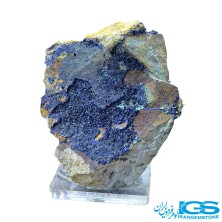 سنگ آزوریت بدون تراش دکوری