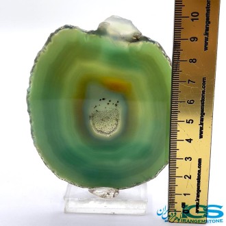 عقیق سبز برزیلی اسلایس