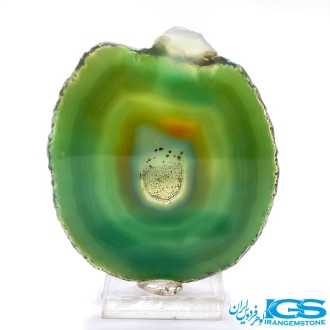 عقیق سبز برزیلی اسلایس