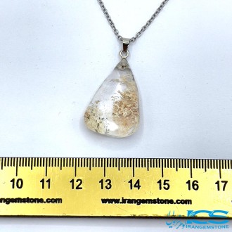 گردنبند سنگ کریستال کوارتز بدون زنجیر