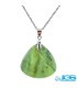 گردنبند یشم سبز اصل بدون زنجیر