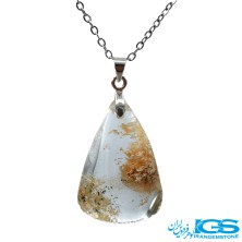 گردنبند سنگ کریستال کوارتز بدون زنجیر