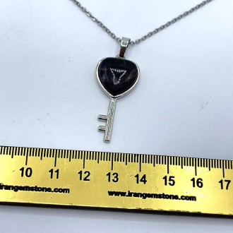 گردنبند سنگ آمیتیست بدون زنجیر