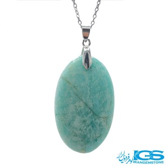 گردنبند آمازونیت بدون زنجیر