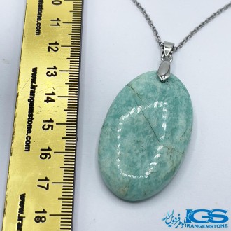 گردنبند آمازونیت بدون زنجیر