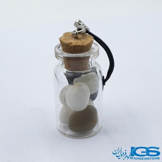 شیشه سنگ های عقیق سفید