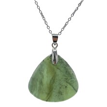 گردنبند یشم سبز بدون زنجیر