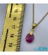 گردنبند یاقوت سرخ بدون زنجیر