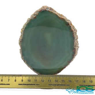 عقیق سبز برزیلی اسلایس