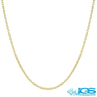 زنجیر استیل دیپلمات رنگ ثابت طلایی