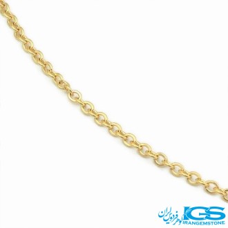 زنجیر استیل دیپلمات رنگ ثابت طلایی