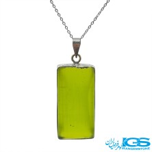 گردنبند یشم سبز بدون زنجیر