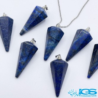 گردنبند لاجورد پاندول بزرگ  بدون رنجیر