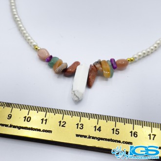 گردنبند هفت چاکرا  منشور هولیت بدون زنجیر