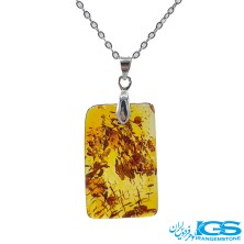گردنبند کهربا طبیعی