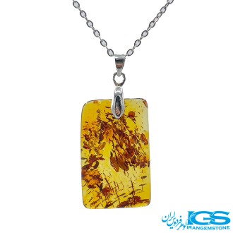 گردنبند کهربا طبیعی