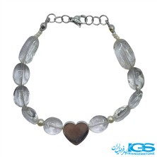 دستبند سنگ کریستال کوارتز