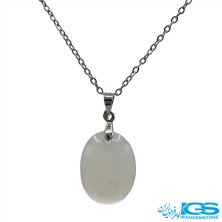 گردنبند عقیق سفید