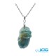 گردنبند یشم سبز تراش دار بدون زنجیر