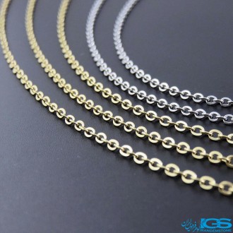 گردنبند زنجیر استیل طلایی و نقره ایی رنگ ثابت Necklace steel chains