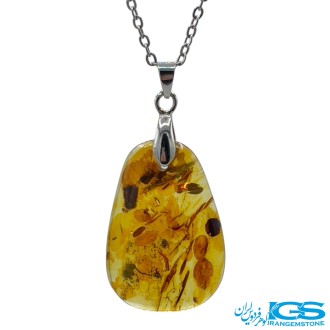 گردنبند سنگ کهربا